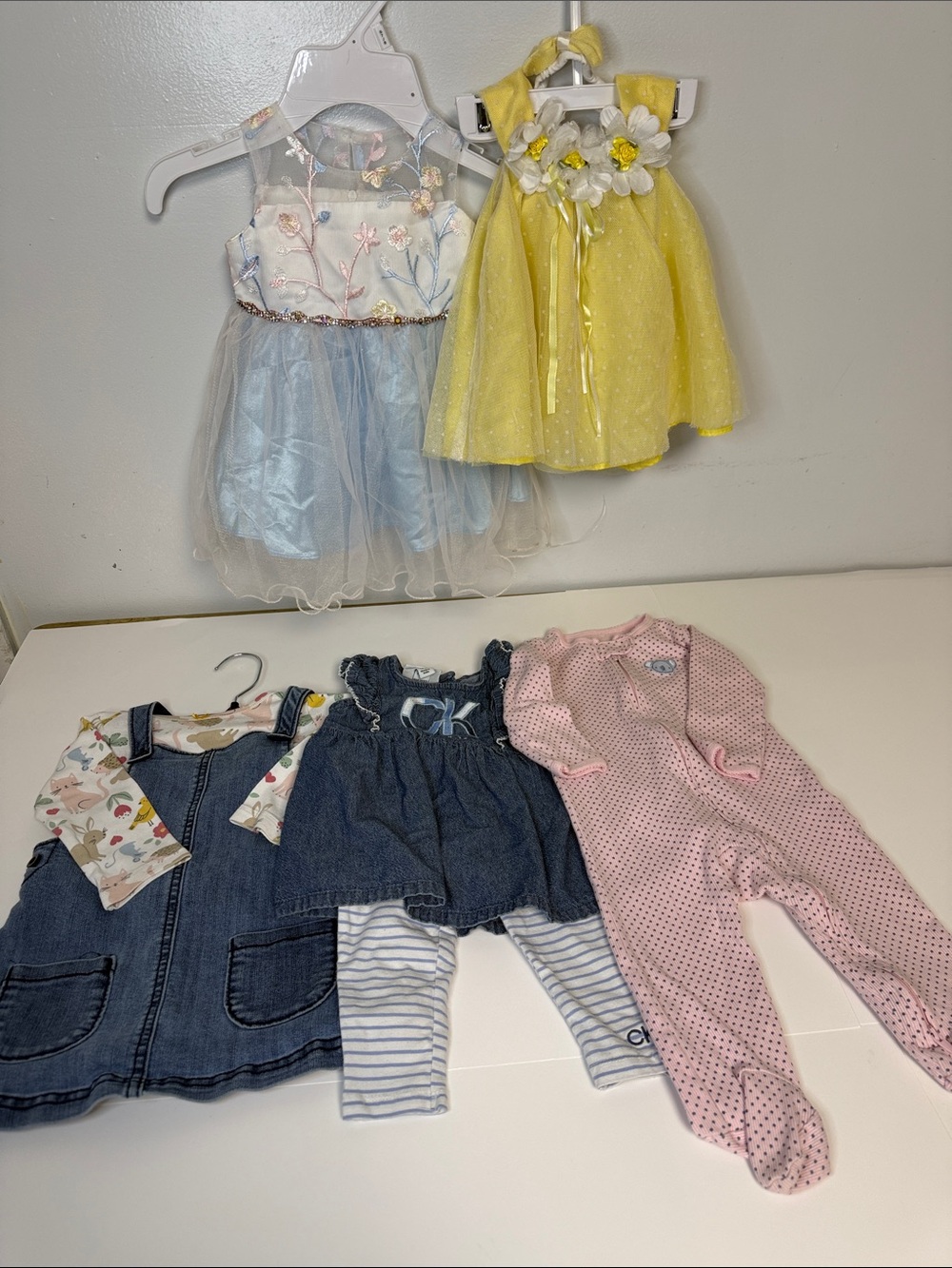 Lote premium de ropa para bebé niña de 12 meses-5 piezas